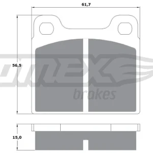 Nie przegap Zestaw klocków hamulcowych, hamulce tarczowe TOMEX BRAKES TX 10-19