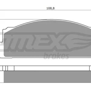 Zestaw klocków hamulcowych, hamulce tarczowe TOMEX BRAKES TX 10-23 Zniżka