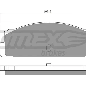 Zestaw klocków hamulcowych, hamulce tarczowe TOMEX BRAKES TX 10-24 Ekspresowa dostawa
