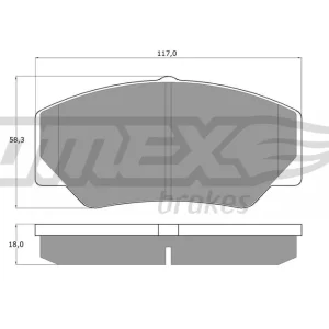 Szybka dostawa Zestaw klocków hamulcowych, hamulce tarczowe TOMEX BRAKES TX 10-30