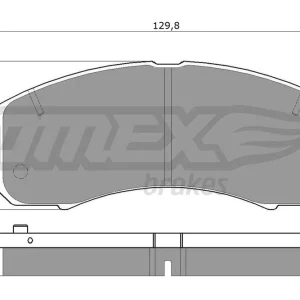Wybór klientów Zestaw klocków hamulcowych, hamulce tarczowe TOMEX BRAKES TX 10-561