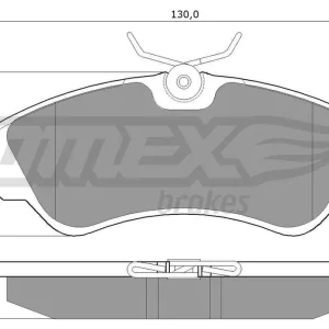 Szybka wysyłka Zestaw klocków hamulcowych, hamulce tarczowe TOMEX BRAKES TX 10-65