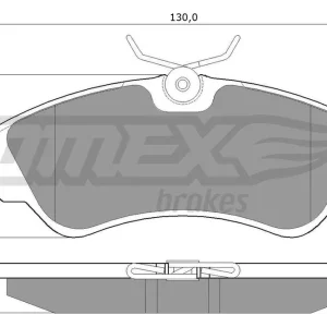 Zestaw klocków hamulcowych, hamulce tarczowe TOMEX BRAKES TX 10-651 Sprawdź teraz