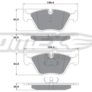 Oferta czasowa Zestaw klocków hamulcowych, hamulce tarczowe TOMEX BRAKES TX 10-69