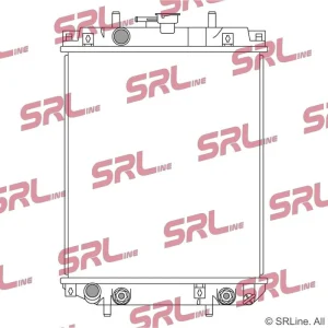 Bezpieczna płatność Chłodnica, układ chłodzenia silnika SRLINE 261208-1