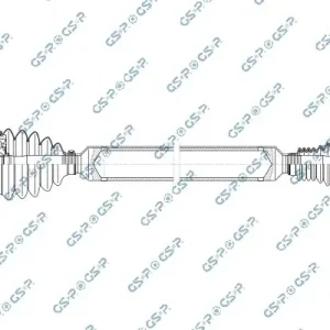 Łatwy zwrot Wał napędowy GSP 261307OL