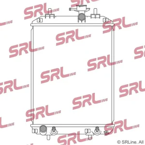 Chłodnica, układ chłodzenia silnika SRLINE 261308-2 Do wyczerpania zapasów