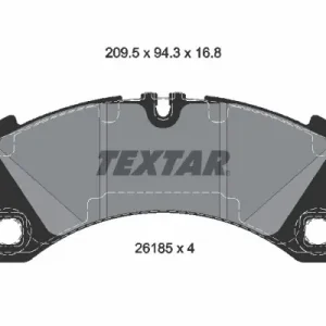 Zestaw klocków hamulcowych, hamulce tarczowe TEXTAR 2618501 Promocja