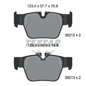 Szybka dostawa Zestaw klocków hamulcowych, hamulce tarczowe TEXTAR 2621201