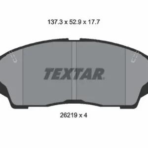 Zestaw klocków hamulcowych, hamulce tarczowe TEXTAR 2621901 Cena promocyjna