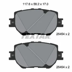 Dodaj do koszyka Zestaw klocków hamulcowych, hamulce tarczowe TEXTAR 2645401