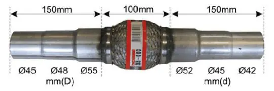 ŁĄCZNIK ELASTYCZNY 45/48/55X400/100 Niska cena