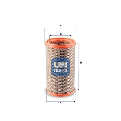 Premium Filtr powietrza UFI 27.F51.00