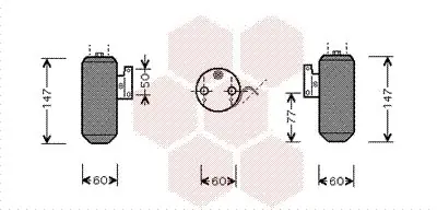 Ostatnie sztuki Osuszacz, klimatyzacja VAN WEZEL 2700D084