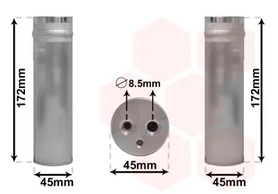 Osuszacz, klimatyzacja VAN WEZEL 2700D185 Nowość