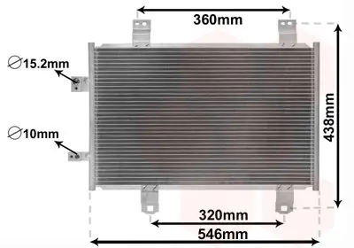Skraplacz, klimatyzacja VAN WEZEL 27015702 Cena promocyjna