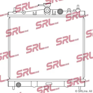 Chłodnica, układ chłodzenia silnika SRLINE 270708-4 Wysoka jakość