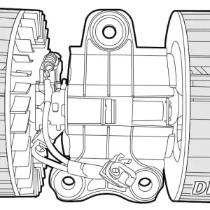 Nowy Wentylator wewnętrzny DENSO DEA05004