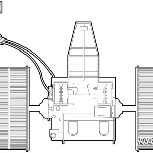 Wentylator wewnętrzny DENSO DEA05009 Wybór klientów