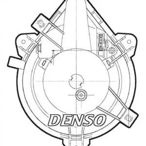 Ostatnie sztuki Wentylator wewnętrzny DENSO DEA09044