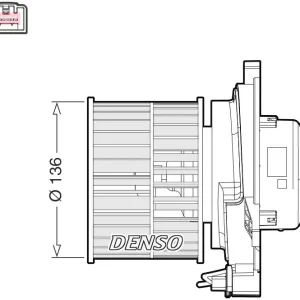 Wentylator wewnętrzny DENSO DEA10055 Oferta