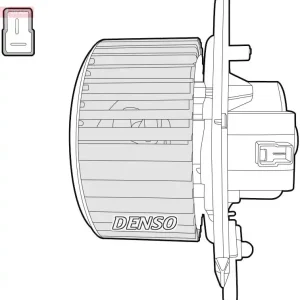 Do wyczerpania zapasów Wentylator wewnętrzny DENSO DEA12004