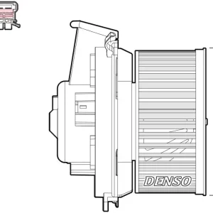 Nie przegap Wentylator wewnętrzny DENSO DEA21013