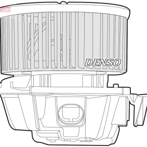 Taniej Wentylator wewnętrzny DENSO DEA46001