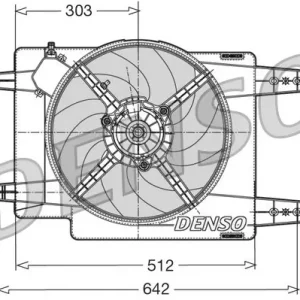 Wentylator, chłodzenie silnika DENSO DER01011 Wyjątkowa oferta