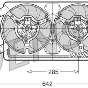 Wentylator, chłodzenie silnika DENSO DER01012 Bezpieczna płatność