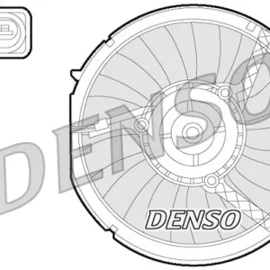 Dostępne od ręki Wentylator, chłodzenie silnika DENSO DER02003