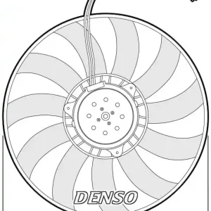 Oferta czasowa Wentylator, chłodzenie silnika DENSO DER02007