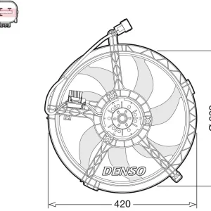 Zamów teraz Wentylator, chłodzenie silnika DENSO DER05009
