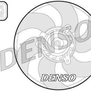 Łatwy zwrot Wentylator, chłodzenie silnika DENSO DER07009