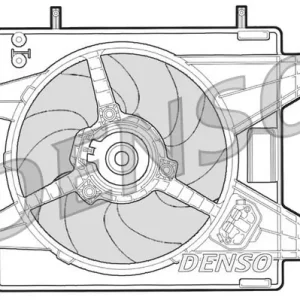 Wentylator, chłodzenie silnika DENSO DER09001 Super okazja