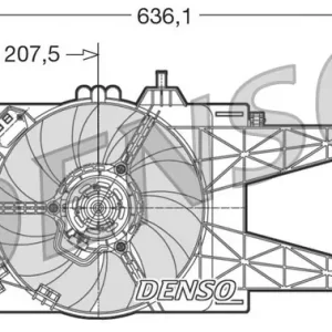 Wentylator, chłodzenie silnika DENSO DER09015 Taniej