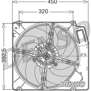 Darmowa dostawa Wentylator, chłodzenie silnika DENSO DER09028