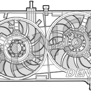 Wentylator, chłodzenie silnika DENSO DER09036 Niska cena