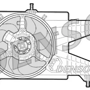 Wentylator, chłodzenie silnika DENSO DER09041 Nowość
