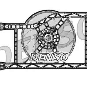 Wentylator, chłodzenie silnika DENSO DER09047 Ekspresowa dostawa