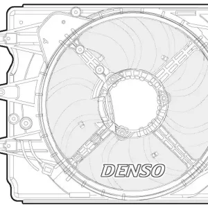 Wentylator, chłodzenie silnika DENSO DER09059 Szybka dostawa
