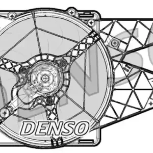 Wentylator, chłodzenie silnika DENSO DER09064 Łatwy zwrot