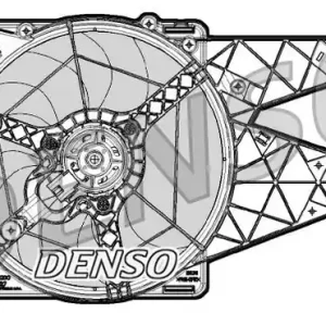 Ekspresowa dostawa Wentylator, chłodzenie silnika DENSO DER09066