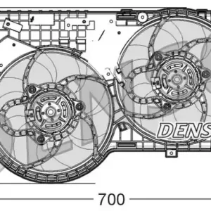 Bezpieczna płatność Wentylator, chłodzenie silnika DENSO DER09067