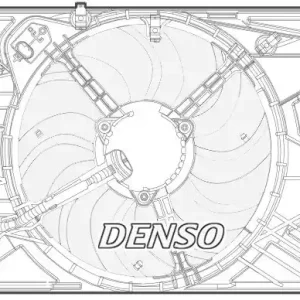 Bezpieczna płatność Wentylator, chłodzenie silnika DENSO DER09070