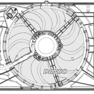 Cena promocyjna Wentylator, chłodzenie silnika DENSO DER09074