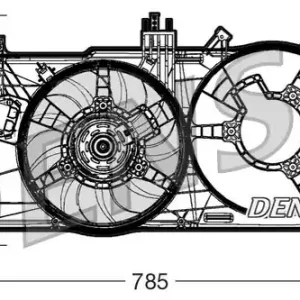 Najlepsza cena Wentylator, chłodzenie silnika DENSO DER09084