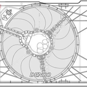 Wentylator, chłodzenie silnika DENSO DER09096 Tani