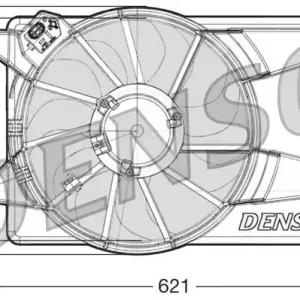 Darmowy zwrot Wentylator, chłodzenie silnika DENSO DER09306