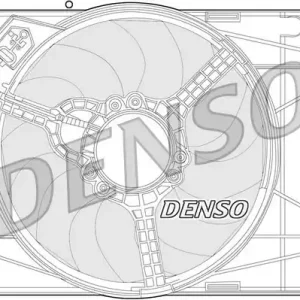 Nie przegap Wentylator, chłodzenie silnika DENSO DER13005